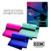 EDX Flat 12 Inch Resistance Bands for Fitness or Physical Therapy, Set of 3 Latex-Free Bands view 2