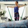 EDX Flat 12 Inch Resistance Bands for Fitness or Physical Therapy, Set of 3 Latex-Free Bands view 3