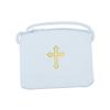 VILLAGE GIFT IMPORTERS White Genuine Leather Rosary Pouch | Small or Large Sizes | Comes with Cord for Wearing | Christian Home Goods (Small) view 2