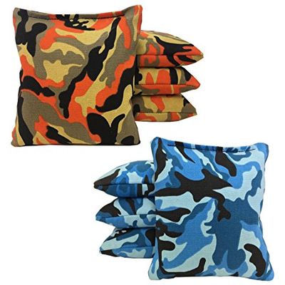 8 All Weather Cornhole Bags! Regulation Size and Weight! Resin Filled! 28 Colors You Pick! Handmade Johnson Enterprises, LLC