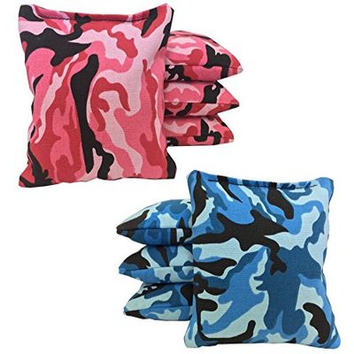 8 All Weather Cornhole Bags! Regulation Size and Weight! Resin Filled! 28 Colors You Pick! Handmade Johnson Enterprises, LLC