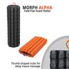 Brazyn Morph Foam Roller (Alpha-Midnight) Collapsible Travel Foam Roller for Back Pain Relief, Workout Muscle Recovery, Back Massager, Deep Tissue Leg Massage, Back Cracker, Stretcher; Small, Portable view 2