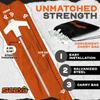 15-Pack 8" Heavy Duty Screw in Tent Stakes, Drill-In Ground Anchor Pegs, Includes Hex Head Driver & Storage Bag view 3