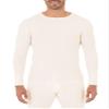 Fruit of the Loom Men's Classic Midweight Waffle Thermal Underwear Crew Top (1 & 2 Packs), Sandstone, X-Large view 1