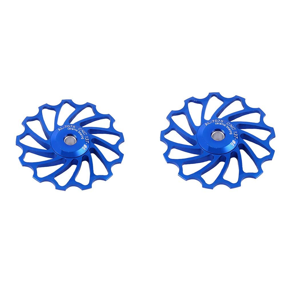 Ceramic Derailleur Pulleys,Smooth Lightweight Quiet,Ceramic Pulley Wheels,Ceramic for Mountain Bikers Road Cyclists Trail Riders Off Road Adventures