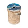 ACY Marine Double Braided Nylon Anchor Line with Stainless Thimble (Gold/White, 3/8-Inch x 100-Feet) view 1