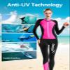 COPOZZ Womens Wetsuit Full Body Swimsuit for Women  Front Zip Wet Suit for Snorkeling, Surfing, Scuba Gear, Paddleboarding, Water Sports view 3
