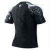 Men's Splice UV Sun Protection UPF 50+ Skins Rash Guard Short Sleeves(Bear,M) view 3