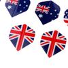 SM SunniMix 24/27/36pcs Standard Flights Professional PET Tails Replacement Set Flags, 27 Flags view 2