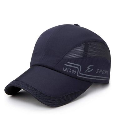XibeiTrade Sport Unisex Quick Drying Baseball Cap Outdoor Sun Hat for Golf Fishing Cycling Hiking (Dark Blue)