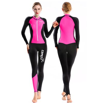 COPOZZ Womens Wetsuit Full Body Swimsuit for Women Front Zip Wet Suit for Snorkeling, Surfing, Scuba Gear, Paddleboarding, Water Sports