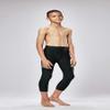 DEVOPS Boys 2-Pack 3/4 Compression Tights Sport Leggings Pants (Small, Black/Charcoal) view 4