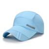 XibeiTrade Men's Summer Outdoor Travel Quick-Drying Cap Women Breathable Sun Hat (Grey) view 2