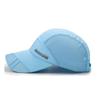 XibeiTrade Men's Summer Outdoor Travel Quick-Drying Cap Women Breathable Sun Hat (Grey) view 3