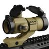 Tactical 35mm Red Blue Green Dot Sight Optic Weaver Picatinny Mount (Dark Earth) view 2