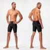DEVOPS Men's Compression Shorts Underwear with Pocket (3 Pack) (Medium, Black/Charcoal/Navy) view 2