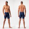 DEVOPS Men's Compression Shorts Underwear with Pocket (3 Pack) (Medium, Black/Charcoal/Navy) view 3