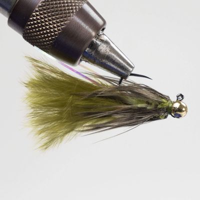 Bush Craft 82658 Fly Side Flash Bagger #10/0.7g Dark Olive x 3