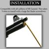 GOTICAL M1 Garand Gas Cylinder Lock Screw, Cylinder Plug, High Strength Steel (Black) view 3