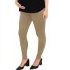Hybrid & Company Women's Super Comfy Stretch Maternity Leggings LM48224 1012 Khaki M view 1