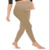 Hybrid & Company Women's Super Comfy Stretch Maternity Leggings LM48224 1012 Khaki M view 3
