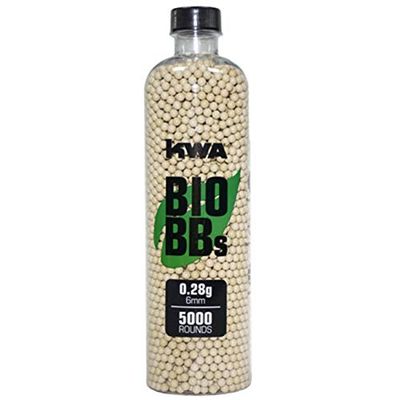 KWA .28g BIO BBS in Bottle 5000 Rounds