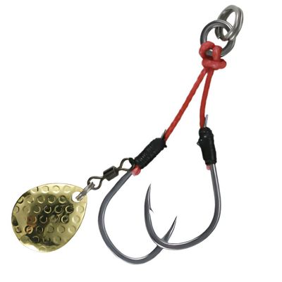 Duo Drag Metal Blade Hook, Colorado/Gold #13
