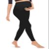 Hybrid & Company Women's Super Comfy Stretch Maternity Leggings LM48224 1012 Black S view 4