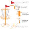 Yaheetech Disc Golf Basket Portable Disc Sports 12/24 Chain w/Basket Target and Double Steel Chains for Outdoor view 3