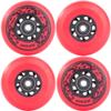 AOWISH Inline Skate Wheels 85A Outdoor Asphalt Formula Hockey Roller Blades Replacement Wheel with Bearings ABEC-9 and Floating Spacers (8-pack) (Red, 72mm) view 4