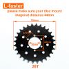 for Disc Brake Rotor Left Side Mounting Bicycle Motor with Thumb Throttle (Twist) view 3
