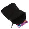Alomejor Wrist Wallet Zipper Wristband Sweat Band Sports Wrist Wallet Key Money Card Pocket Storage Bag for Running Cycling and Other Sports(Black) view 2