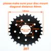 Bike for Disc Brake Rotor Left Side Mounting Bicycle Motor with Thumb Throttle (Thumb) view 3