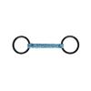 Acavallo Jumpe Alupro Loose Ring Bit AC790 - 12.5cm=4.92 inch Black with Blue Mouthpiece view 1