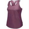 Augusta Sportswear Girls Lux Tri-Blend Tank, Maroon Heather, S view 1