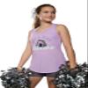 Augusta Sportswear Girls Lux Tri-Blend Tank, Maroon Heather, S view 3