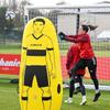 FORZA Pro Soccer Air Mannequin (Junior & Senior) | Inflatable Soccer Free Kick Training Dummies | Pack of 1, 3 or 5 Soccer Dummy Wall | Optional Carry Bag (Luxury Wheeled Carry Bag, Senior Pack of 1) view 2