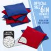 Franklin Sports Cornhole Set Includes 2 36-Inch x 24-Inch Targets, 8 Regulation Bean Bags, and Carry Bag view 3
