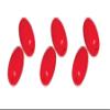 Kwik Tek Red Plastic Rope Float 6-Pack F-5R view 1