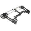 ZSHJG Archery Dual-use Compound Bow Steel Ball Bow Fishing Steel Ball Draw Length 25"-30" Adjustable 40-60lbs Right Hand 80% Let Off for Hunting Fishing Shooting (Black) view 2