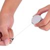 Bnineteenteam Retractable Key Chain,Heavy-duty Key Chain with Retractable Telescopic Steel Cable & Back Clamp for Keys Other Mountaineering Tool Accessories view 4