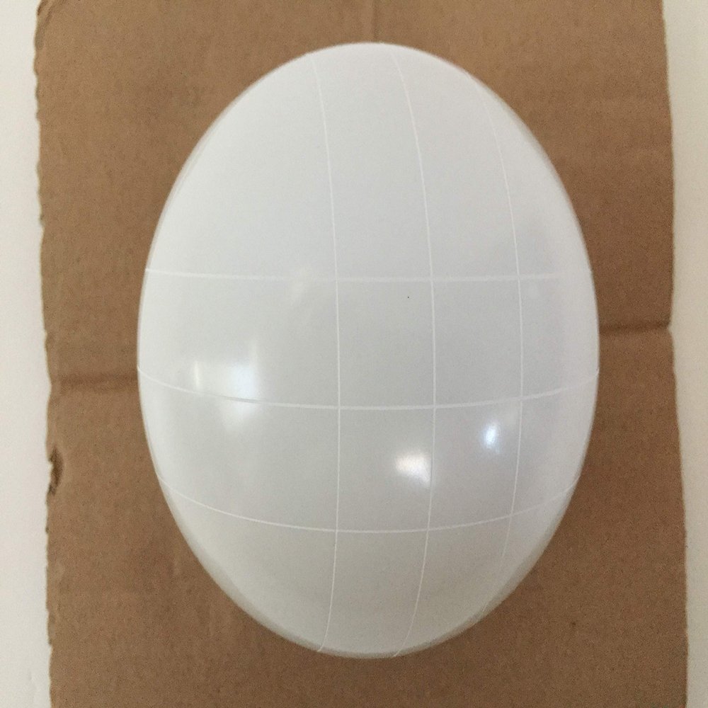 BuyBocceBalls Listing - Replacement Bocce Ball - 107mm - White with Straight line Pattern