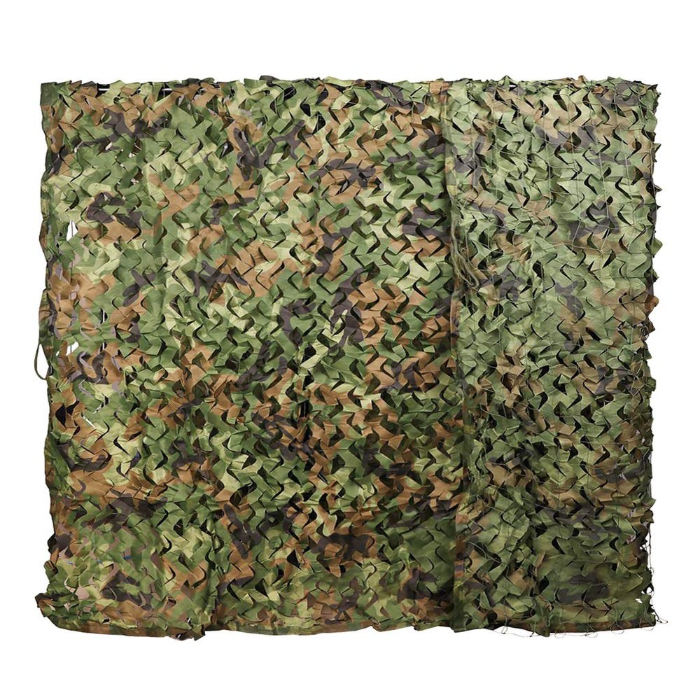 LIYFF-Tarps Woodland Camouflage Net Oxford Polyester UV Resistant Shade Camo Netting Hunting Camping Shooting Blind Hide Army Sunshade Decoration