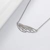 SENFAI 10K Gold Color Dragonfly Wing Dangle Earring 3 Tone (Gold Necklace) view 2