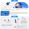 WIWAPLEX Wiggle Seat, Inflatable Stability Balance Disc Wobble Cushion, Balance Disc Wiggle Seat, Flexible Seating Classroom with Free Air Pump Sensory Kids (Office & Home & School) (Blue) view 3