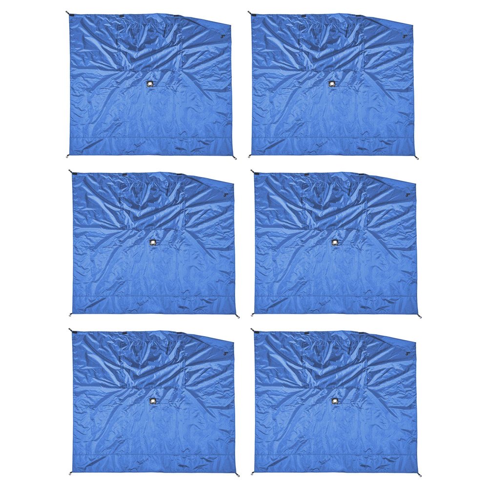 CLAM Quick-Set Screen Hub Blue Fabric Wind & Sun Panels, Accessory Only (6 Pack)