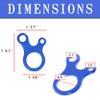 3 Hole Tensioner  Adds Tension to Line of Various Makes (6 Pack, Silver) view 3