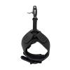 B3 Archery Rival Double-Caliper Aluminum Bow Release Aid with Flex Connector System | Curved Trigger Design & Anodized Jaws | Archery Gear, Black view 1