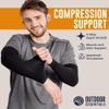 OutdoorEssentials UV Arm Sleeves for Men and Women - Sun Protection Sleeves - Compression, Golf, Baseball, Cooling, Tattoo Arm Sleeve - Mangas Para El Sol Para Hombre view 3