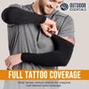 OutdoorEssentials UV Arm Sleeves for Men and Women - Sun Protection Sleeves - Compression, Golf, Baseball, Cooling, Tattoo Arm Sleeve - Mangas Para El Sol Para Hombre view 4